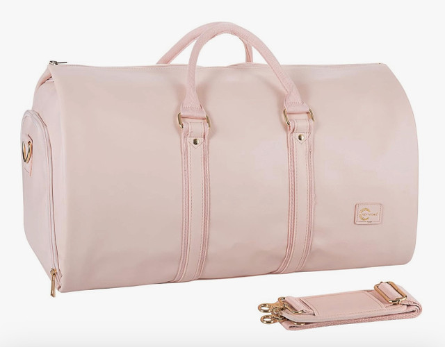Pink Duffel Garment Bag