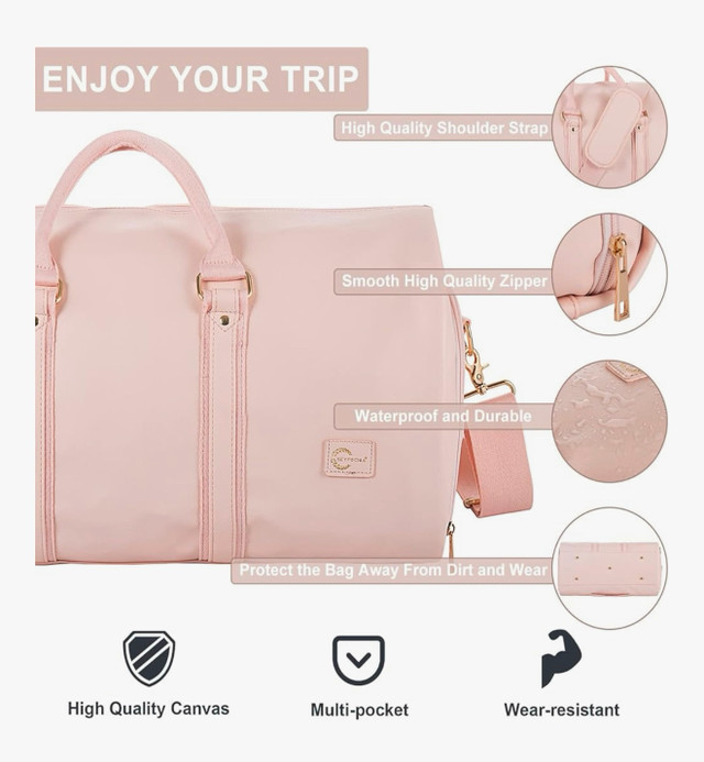Pink Duffel Garment Bag - photo 4