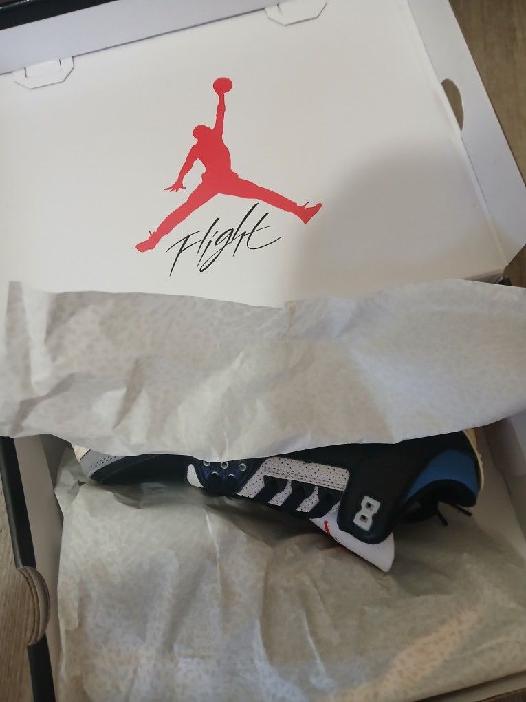 Jordan 3 Retro “Rare Air” – Black/Blue/Gray – New Size 8 🔥 - photo 2