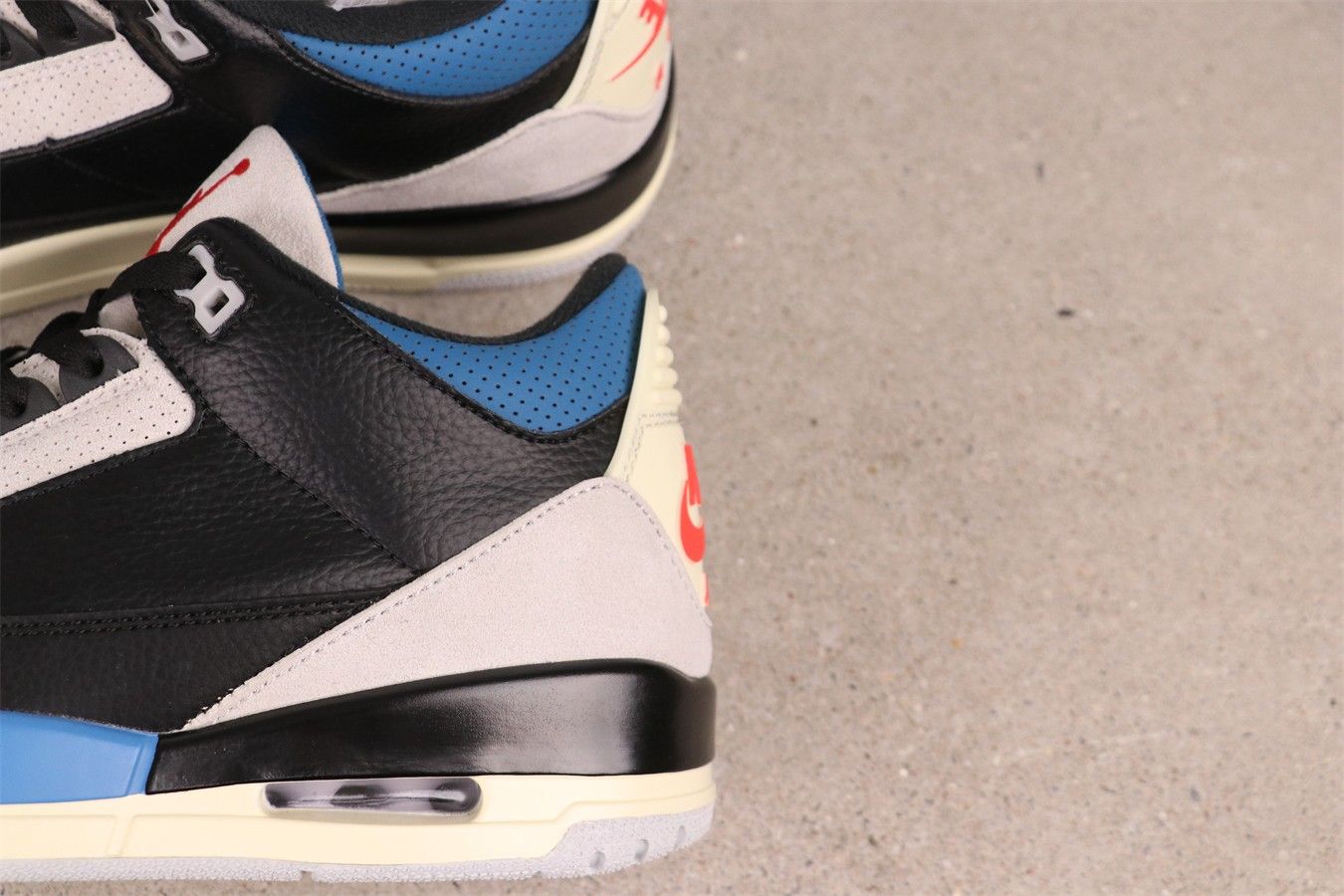 Jordan 3 Retro “Rare Air” – Black/Blue/Gray – New Size 8 🔥 - photo 3