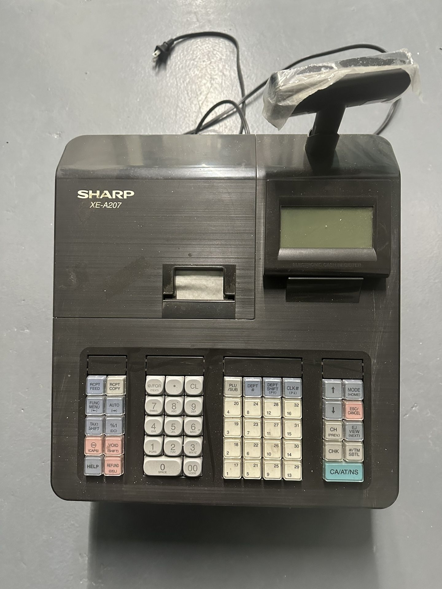 Sharp XE-A207 Cash Register - photo 2