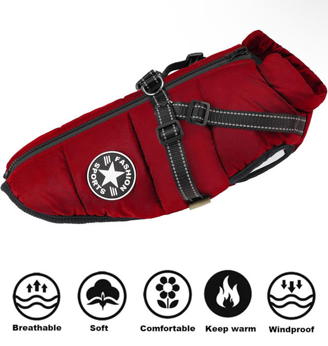 Waterproof Warm Jacket for Dogs: Size XS - photo 2