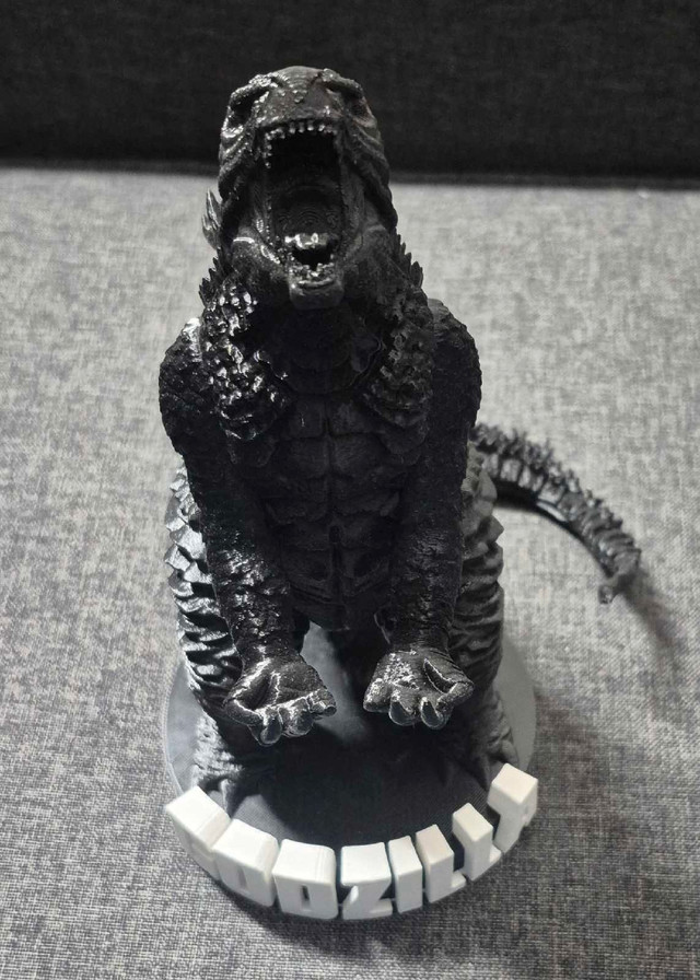 GODZILLA CONTROLLER STAND, GAMING ROOM DECOR