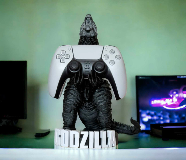 GODZILLA CONTROLLER STAND, GAMING ROOM DECOR - photo 4