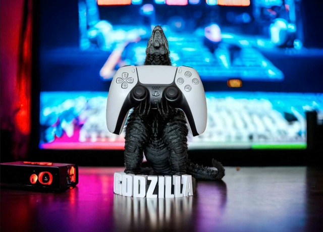 GODZILLA CONTROLLER STAND, GAMING ROOM DECOR - photo 5