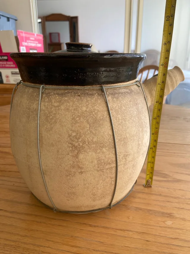 Asian Clay Cooking pot 9 x 8 inches image indicator(2)