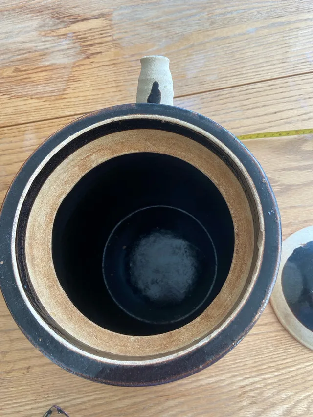 Asian Clay Cooking pot 9 x 8 inches image indicator(3)