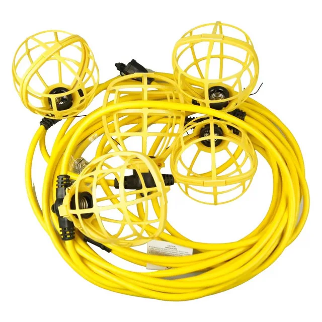 100 ft long, construction light string