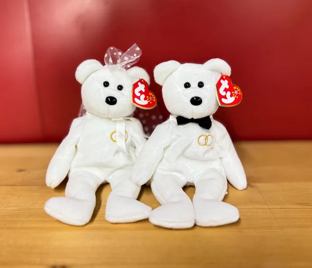 Ty Beanie Baby Wedding Bears