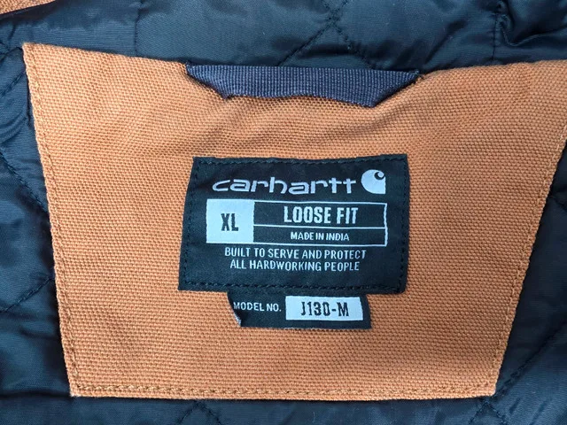 Carhartt Men's Loose Fit Washed Duck Insulated Active Jacket image indicator(4)