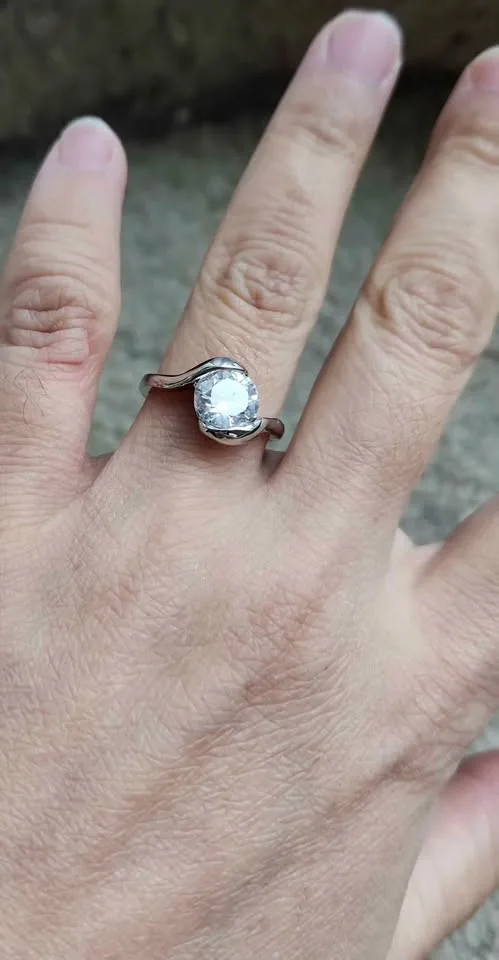 Beautiful size 6 rings, for engagement, gift,parties,office image indicator(6)