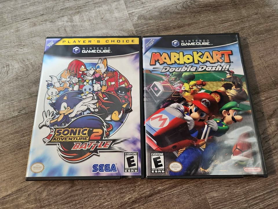 Sonic Adventure 2 & Mario Kart Double Dash (CIB)