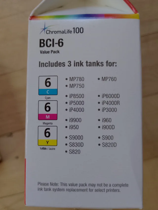 Canon 6 printer ink cartridges for sale! image indicator(4)