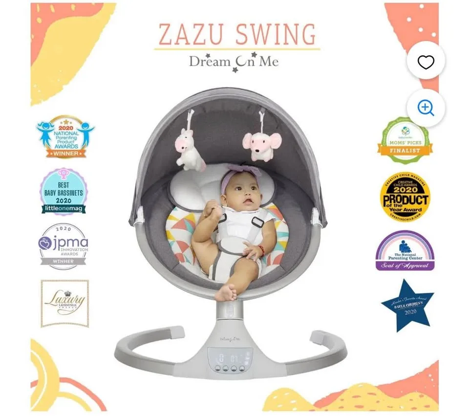 Dream On Me Zazu Baby Swing/Rocker - Like New! image indicator(8)