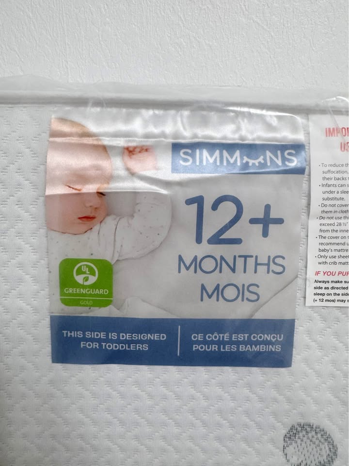 *NEW* Simmons Slumberland Crib Mattress 2 Sided - photo 3