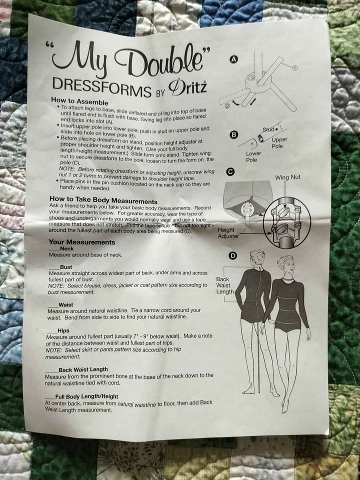 Size small Sewer's Dress form - photo 5