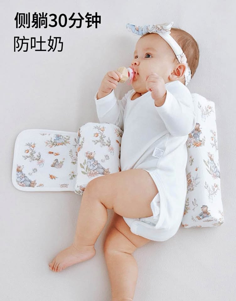 Baby Side Sleeper Pillow – Helps Prevent Flat Head