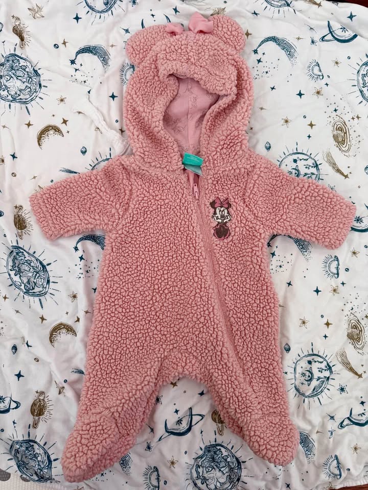 Disney Newborn Winter Snowsuit Minnie Mouse