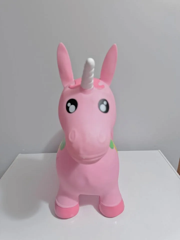 Baby Ride-On Bouncing Unicorn – Nursery Toys Rocking Play image indicator(3)