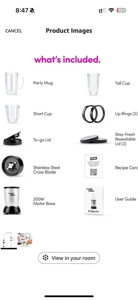New Xmas Gift Magic Bullet Blender image indicator(6)