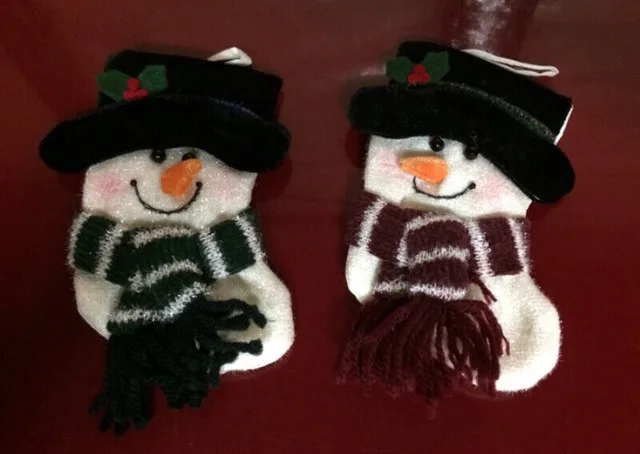 New Snowman Mini Christmas Stockings For Sale thumbnail