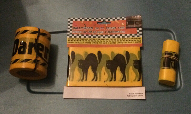Halloween Decorative Caution Tape Yellow Ribbon - Most New