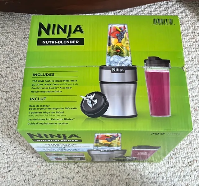 New Sealed Ninja Nutri-Blender Smoothie Maker For Sale image indicator(3)
