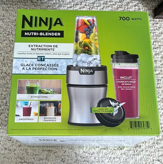 New Sealed Ninja Nutri-Blender Smoothie Maker For Sale image indicator(4)