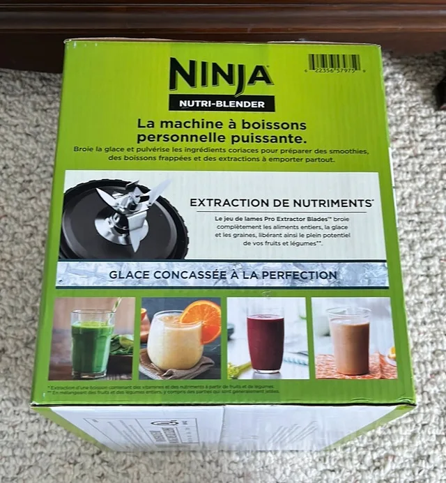 New Sealed Ninja Nutri-Blender Smoothie Maker For Sale image indicator(5)