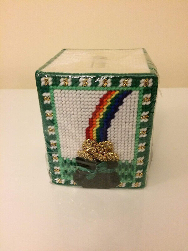 New Pot-of-Gold Tissue Box Cover For Sale