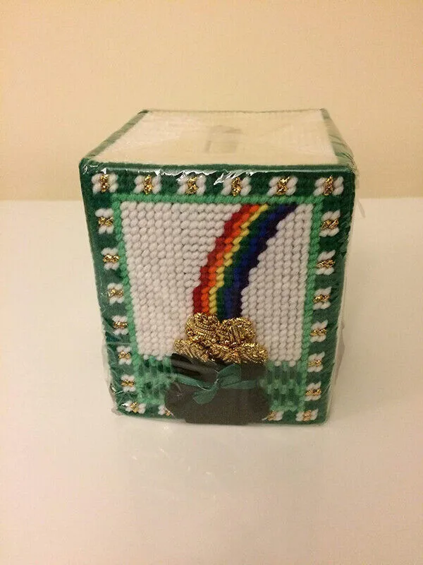 New Pot-of-Gold Tissue Box Cover For Sale thumbnail