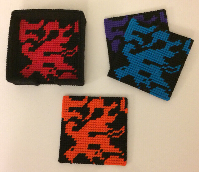 Flame Drink Coasters For Sale - New