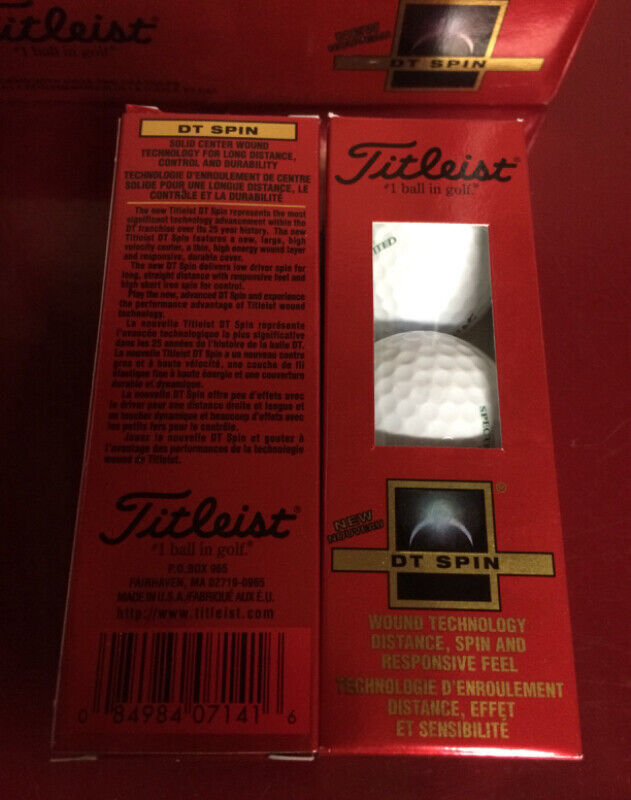 New Golf Balls Titleist DT Spin 9 New in Box For Sale - photo 3