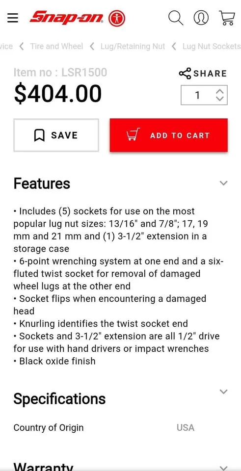 6 pc Standard/Twist Wheel Flip Socket Set (Blue-Point) image indicator(3)