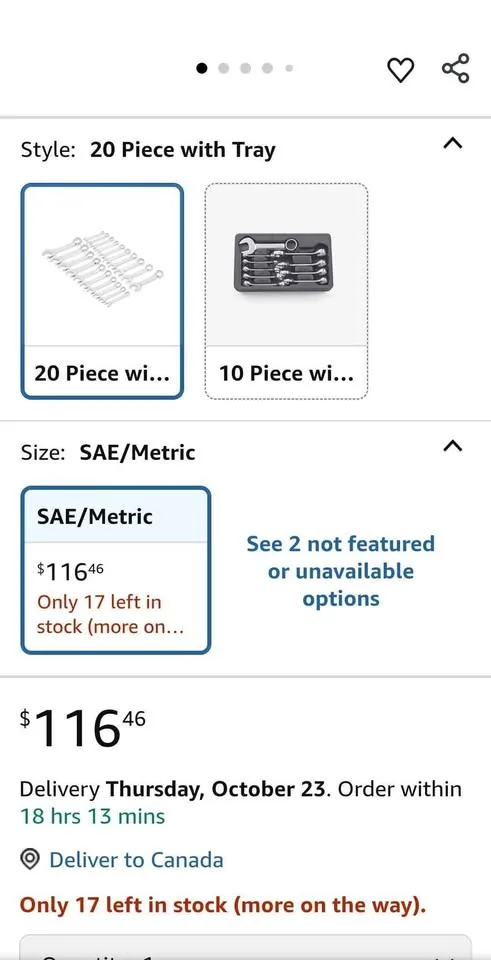 GEARWRENCH 20 Pc. Wrench Set - 81903 image indicator(5)
