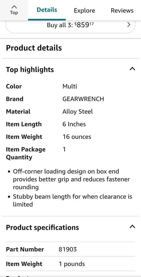 GEARWRENCH 20 Pc. Wrench Set - 81903 image indicator(6)