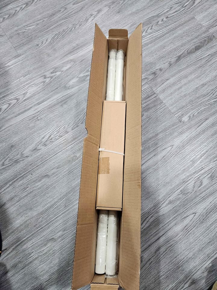 Window ROD WHITE 28IN-48IN 2 PACK