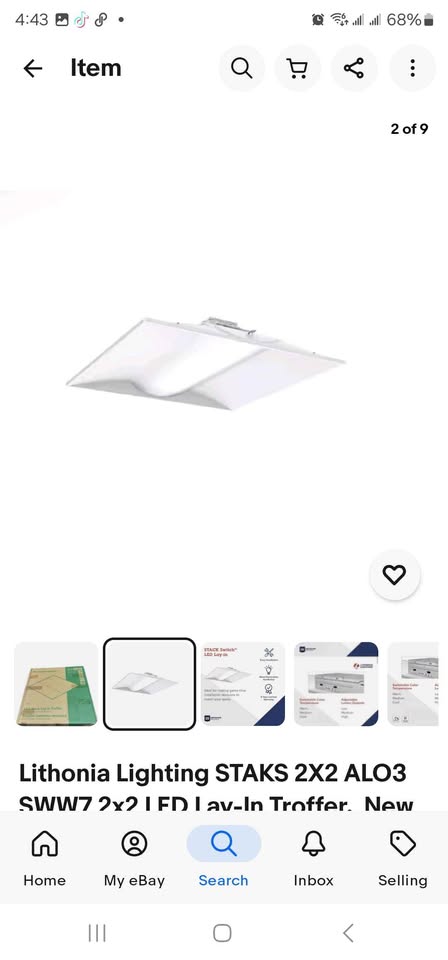 LITHONIA LIGHTING KED STACK LAY IN TROFFER - photo 2