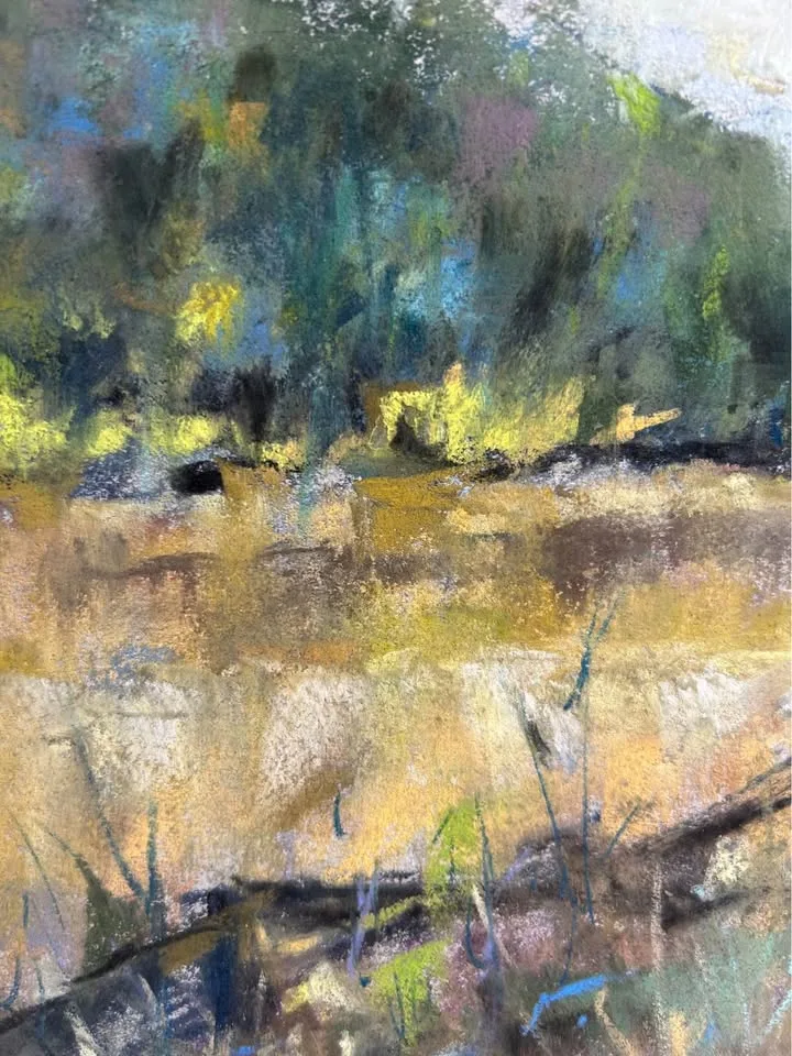 Dried Meadow Original Pastel Painting image indicator(3)