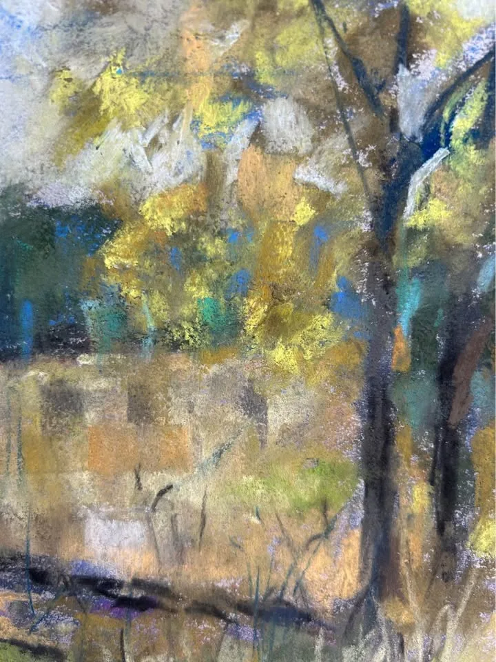 Dried Meadow Original Pastel Painting image indicator(5)