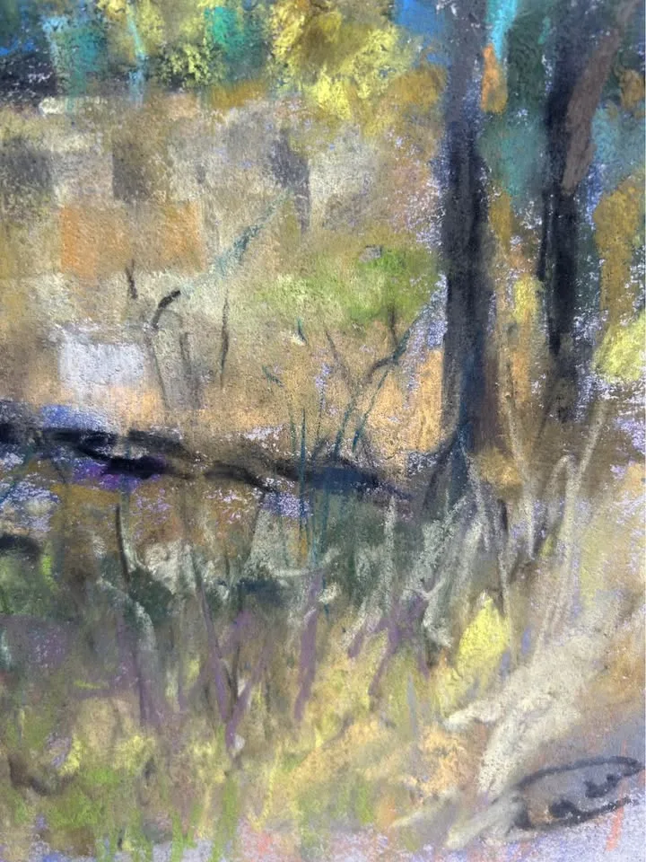 Dried Meadow Original Pastel Painting image indicator(6)