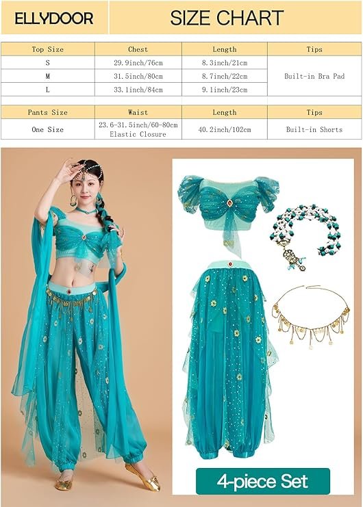 New with Tag - Princess Jasmine Costume - photo 2