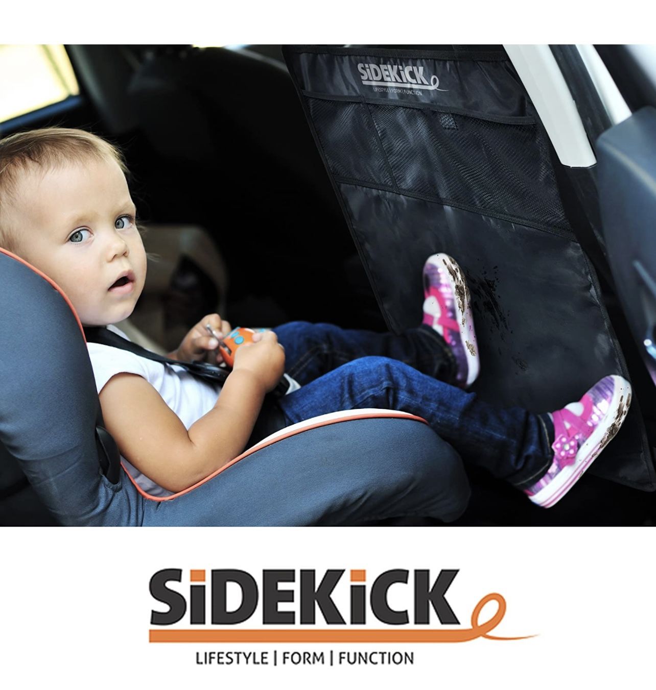 Kick Mats Car Seat Protectors with Pocket Organizers - Set of 2 - photo 5