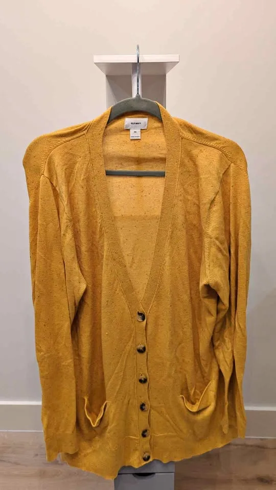 Mustard Yellow Cardigan thumbnail