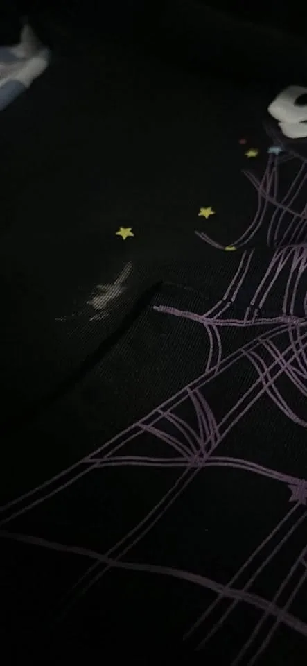 authentic spider hoodie selling for cheap because of stain image indicator(5)