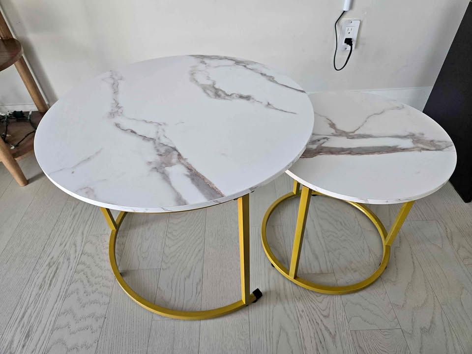 White Nesting Tables