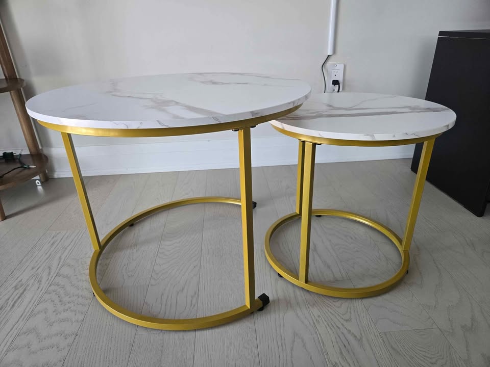 White Nesting Tables - photo 2