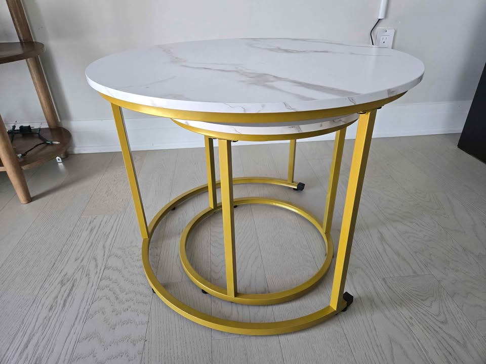 White Nesting Tables - photo 3