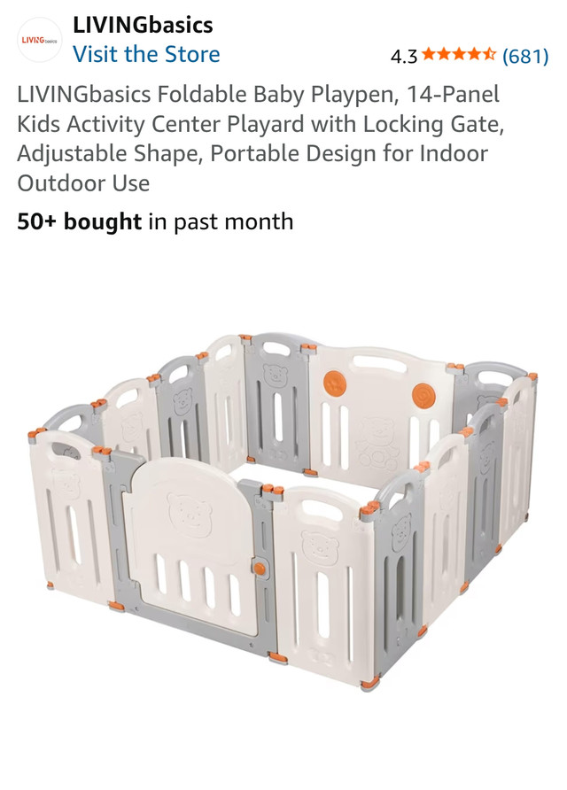 LIVINGbasics Playpen