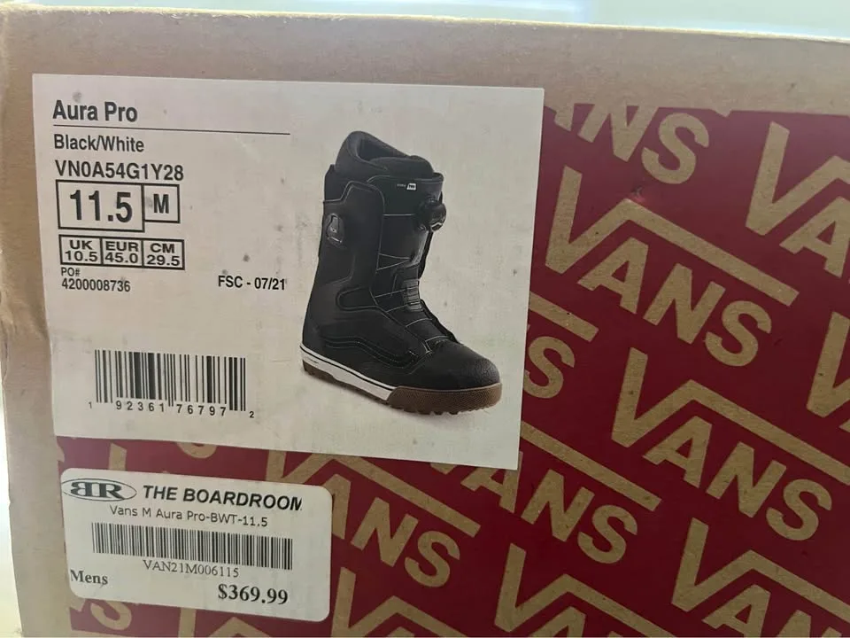 VANS AURA PRO SNOWBOARD BOOTS DUAL BOA SYSTEM image indicator(5)